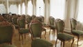 Antique chairs in the castle