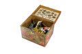 Antique children`s treasure chest