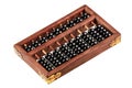 Antique Chinese Abacus isolated on a white background