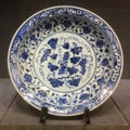 Antique Chinese blue and white porcelain of Ming Dynasty