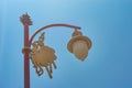 an antique Chinese style street lamp Royalty Free Stock Photo