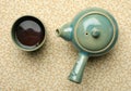 Antique chinese teapot and a cup Royalty Free Stock Photo