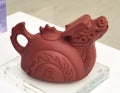 Antique Chinese Zodiac Animal Dragon Teapots Purple Clay Teapot Kettle Yixing Zisha Ceramic Pot Sculpture Arts Craftsmanship