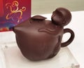 Antique Chinese Zodiac Animal Monkey Teapots Purple Clay Teapot Kettle Yixing Zisha Ceramic Pot Sculpture Arts Craftsmanship