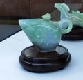 Antique Chinese Zodiac Animals Mouse Teapots Rat Jade Teapot Design Horse Kettle Precious Stone Rock Pot Sculpture Arts Crafts