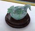 Antique Chinese Zodiac Animals Rooster Teapots Roosters Teapot Design Jade Kettle Precious Stone Rock Pot Sculpture Arts Cravings