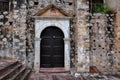 Antique Church Door in La Aduana, Mexico Royalty Free Stock Photo