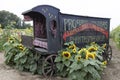 Professor Carcosa`s traveling carnival and phantasmagoria antique carriage