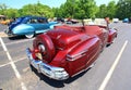 An antique and classic car show Royalty Free Stock Photo