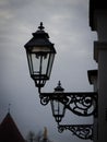 an antique and classic streetlight Royalty Free Stock Photo
