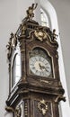 Antique clock in the church