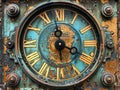 Antique clock face Royalty Free Stock Photo