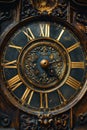Antique clock face Royalty Free Stock Photo