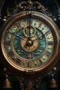 Antique clock face Royalty Free Stock Photo