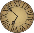 Antique clock face Royalty Free Stock Photo