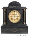 Antique Clock with Roman Numerals Royalty Free Stock Photo