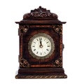Antique clock about to hit midnight or noon