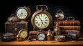 antique clocks, books and collectables