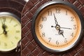 Antique clocks Royalty Free Stock Photo