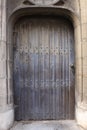Antique closed door