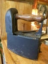 Antique coal burning SAD iron