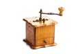 Antique coffee mill Royalty Free Stock Photo