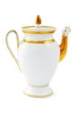 Antique coffee pot from 19th century & x28;Biedermeier time& x29; Royalty Free Stock Photo