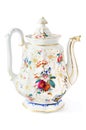 Antique coffee pot from 19th century & x28;Biedermeier time& x29; Royalty Free Stock Photo