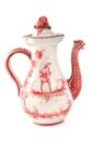 Antique coffee pot from 19th century & x28;Biedermeier time& x29; Royalty Free Stock Photo