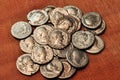 Antique coins Royalty Free Stock Photo