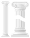 Antique column stock vector illustration