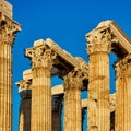 Antique columns with capitals