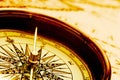 Antique compass Royalty Free Stock Photo