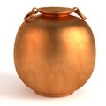 Antique copper bowl Royalty Free Stock Photo