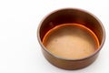 Antique copper bowl Royalty Free Stock Photo