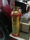 Antique Copper Fire Extinguisher Macau Fire Services Museum Museu dos Bombeiros Health Safety Equipment Royalty Free Stock Photo