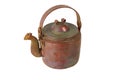 Antique copper kettle Royalty Free Stock Photo