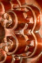 Antique copper mould mold Royalty Free Stock Photo