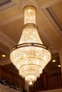 Antique crystal chandelier Royalty Free Stock Photo