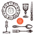 Antique Cutlery Set