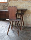 Antique desk in a castle Royalty Free Stock Photo