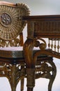 Antique desk and chair Royalty Free Stock Photo