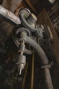 Antique Drill Press in a Blacksmith Shop, Ontario Royalty Free Stock Photo