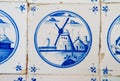 Antique dutch tile Royalty Free Stock Photo