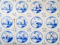 Antique dutch tiles