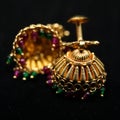 antique earrings called jhumkas