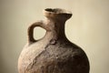 Antique, earthen water pot,
