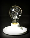 Antique Edison Light Bulb Royalty Free Stock Photo