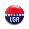 Vintage Election Button Royalty Free Stock Photo