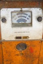 Antique electric meter Royalty Free Stock Photo